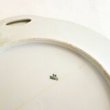 Plat fleuri en porcelaine
