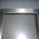 Miroir rectangulaire moderne cadre en acier brossé
