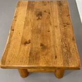 Table basse vinatge en chêne massif