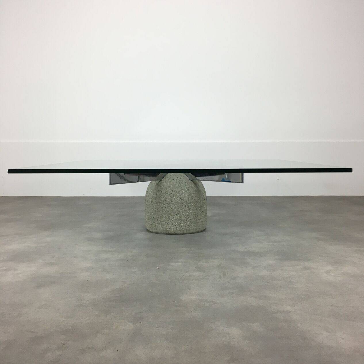 Paracarro coffee table by Giovanni Offredi for Saporiti, Italy 1970.