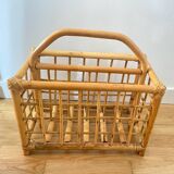 Bamboo magazine rack