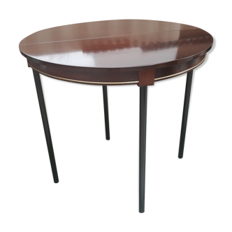 Table de jeux pliable en acajou 1970