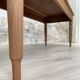 Solid wood farmhouse table