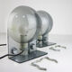 Lampe de table Sirio gris et blanc de Guzzini