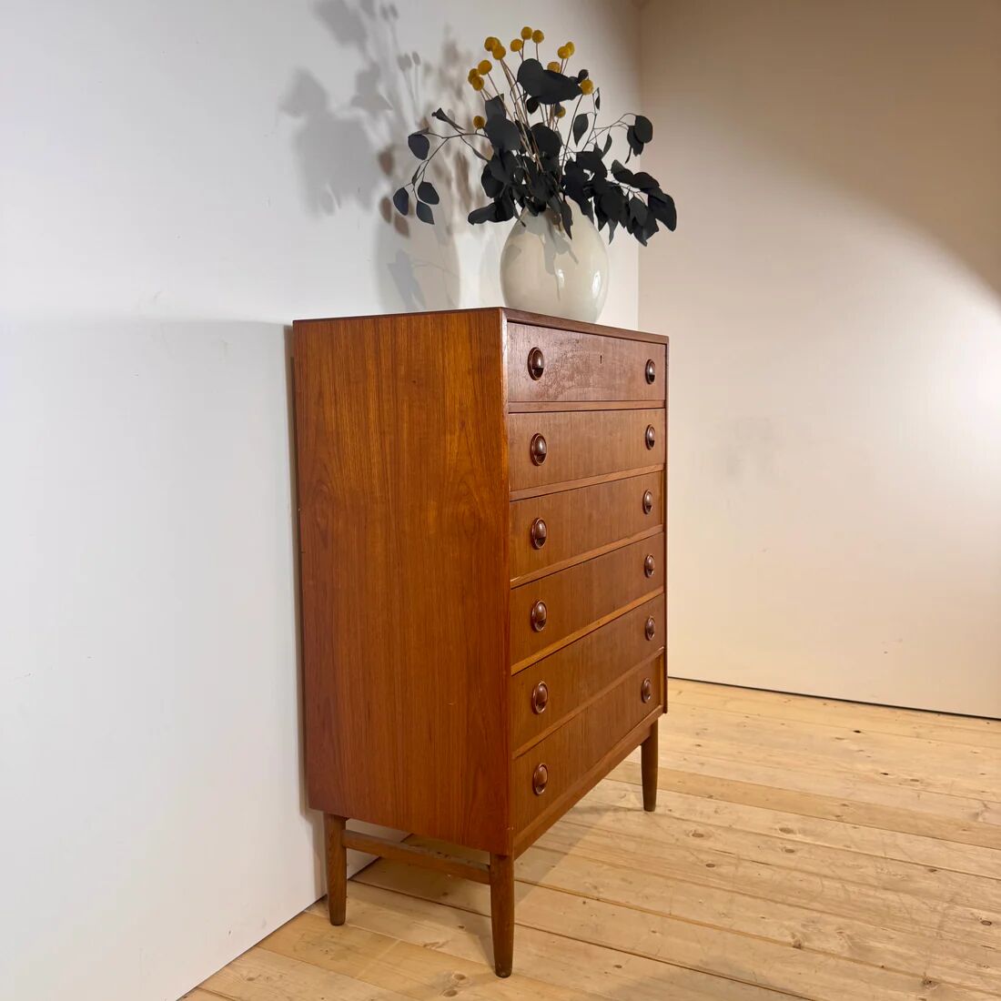 Danish teak chest of drawers, 1960s