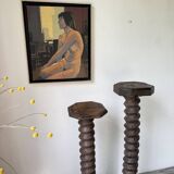 Oil painting of a naked woman