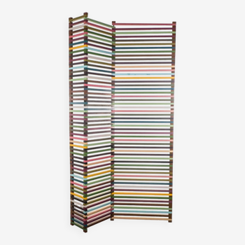 Colorful room divider