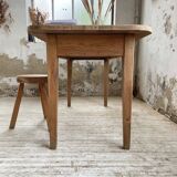Solid oak farmhouse table 150 cm