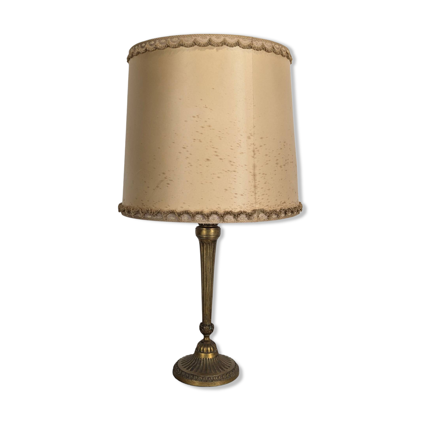Neo-classical brass lamp