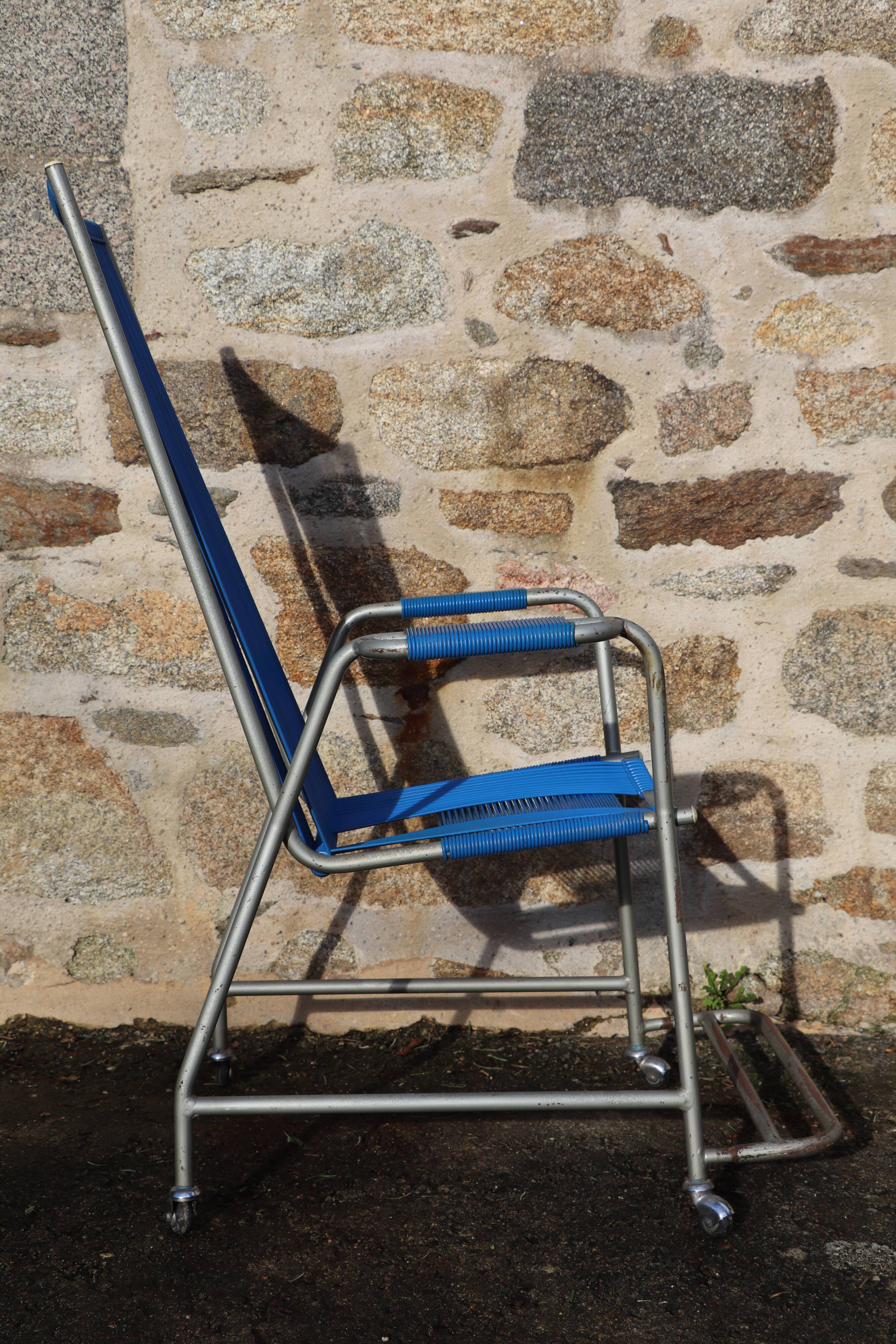 Armchair spaghetti scoubidou years 60-vintage