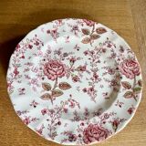 Set of 4 flat plates Johnson Bros "Rose Chintz"