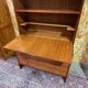 Commode bibliothèque bar scandinave en teck vintage années 60