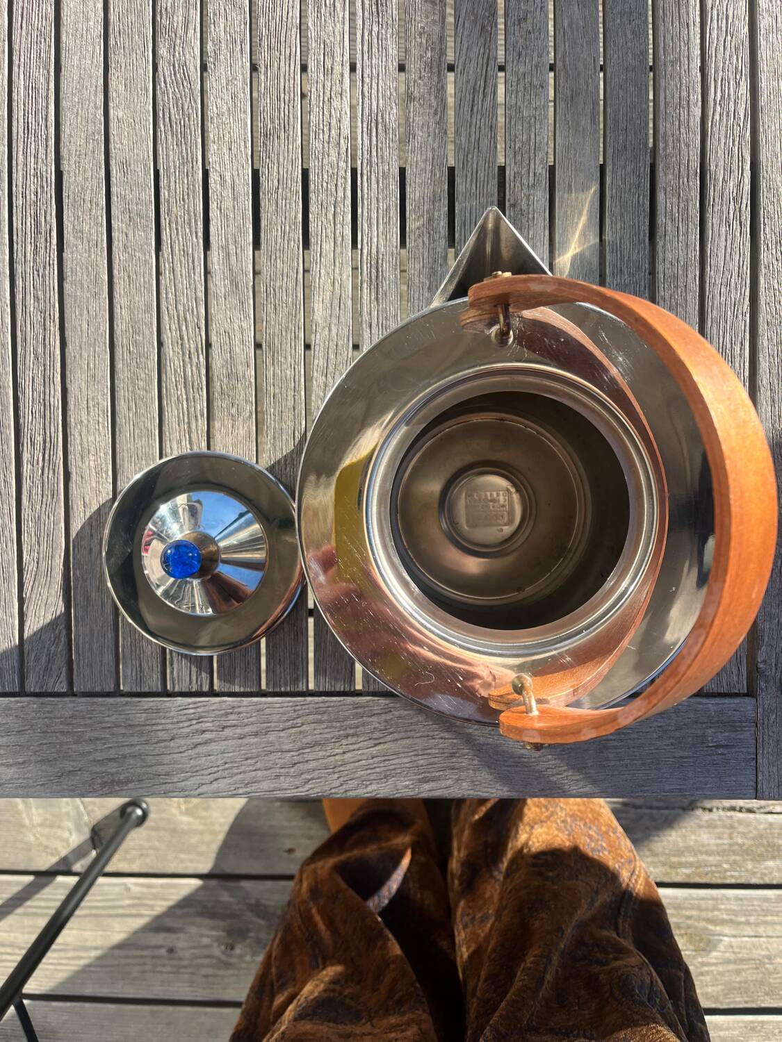 Teapot kettle brass by C. Jorgensen for Bodum.