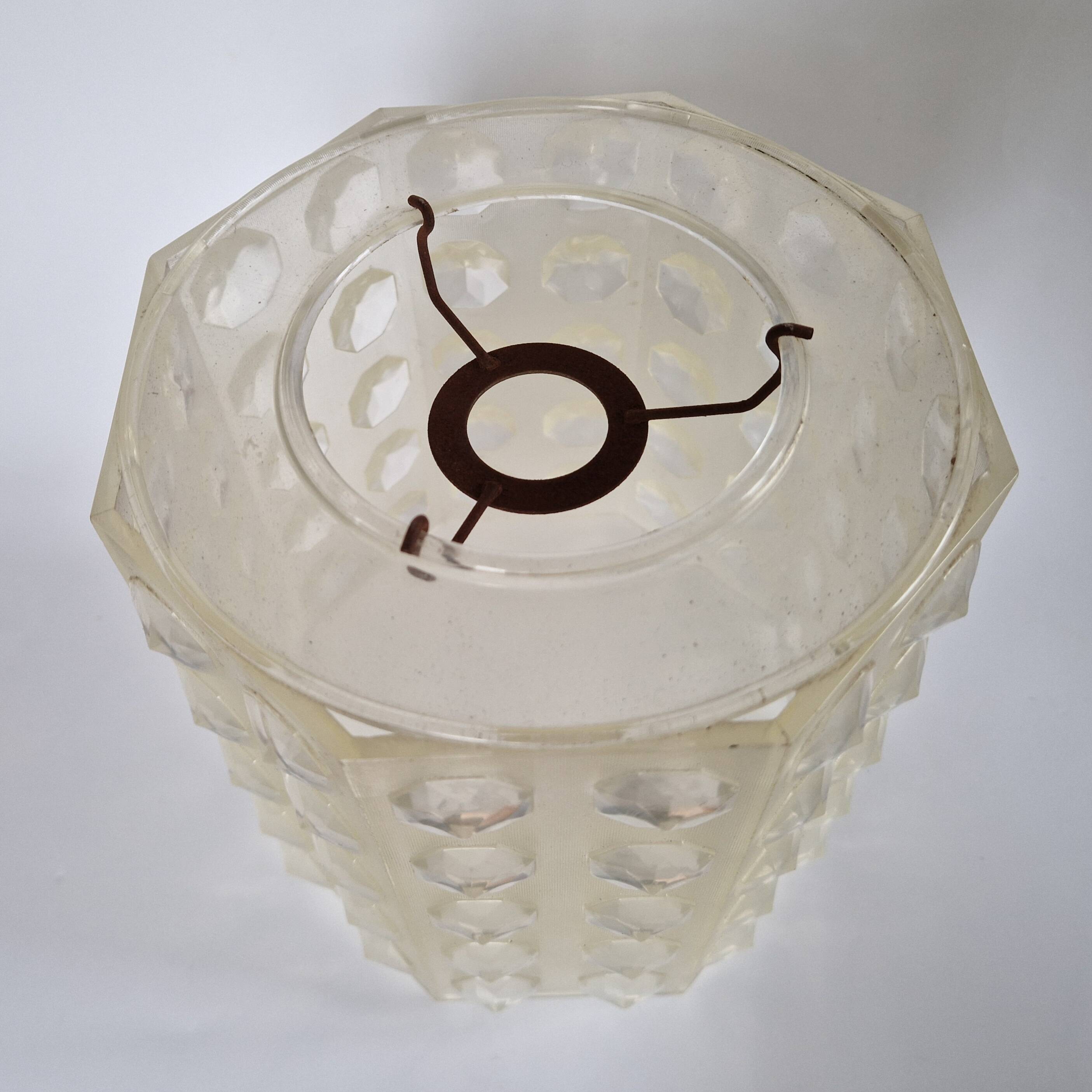 Modernist diamond suspension by Aloys Gangkofner, 1970s.