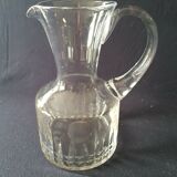 Carafe en verre soufflé bouche fait main verrerie d'art Avallon