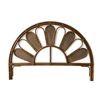 Headboard rattan and caning vintage