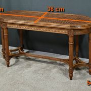 Banc de Piano en Noyer, style Louis XVI – Fin XIXe
