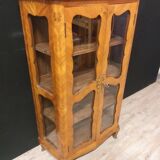 Louis XV style marquetry display case