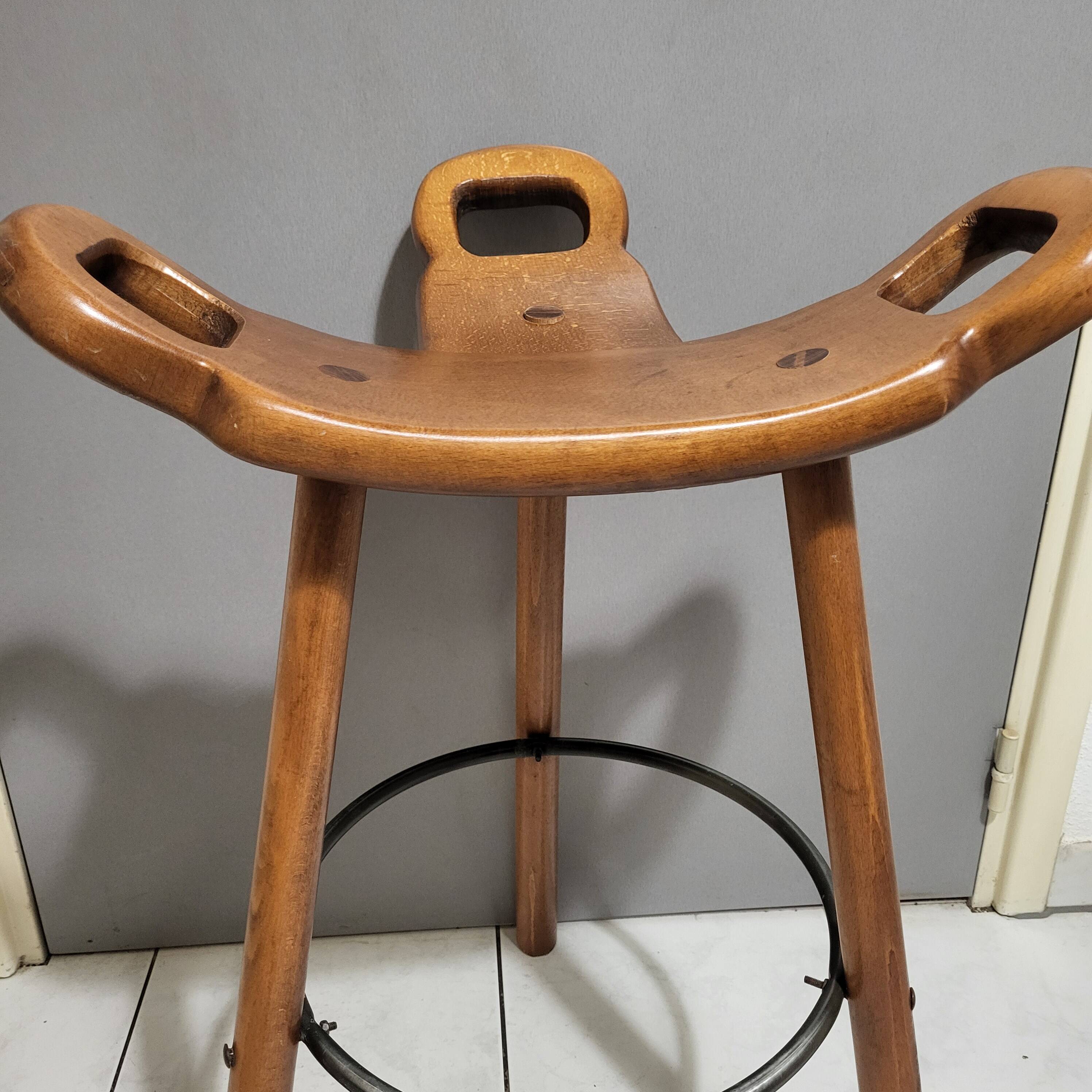Bar stool, brutalist, Carl Malmsten