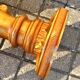 Decorative plaster column - gold lamp base - Creation JP France