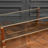 Coffee table with two trays by Pierre Vandel Paris 1980