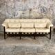 Scandinavian leather sofa by Sven Ellekaer for Coja, 1970