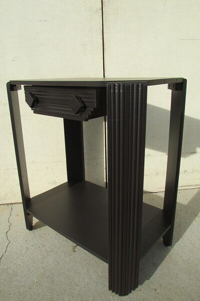 Pedestal table, art deco side table