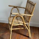 Rattan armchair from the 60s