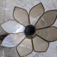 Paire d'appliques fleur en nacre
