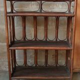 Rattan shelf