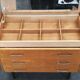 1970s UP Zavody Czech Mid Century Vanity Chest With Mirror