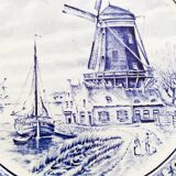 Set of 2 decorative plates "Delft Blauw", Boch,