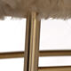Vintage 1960s soft chair and gold metal