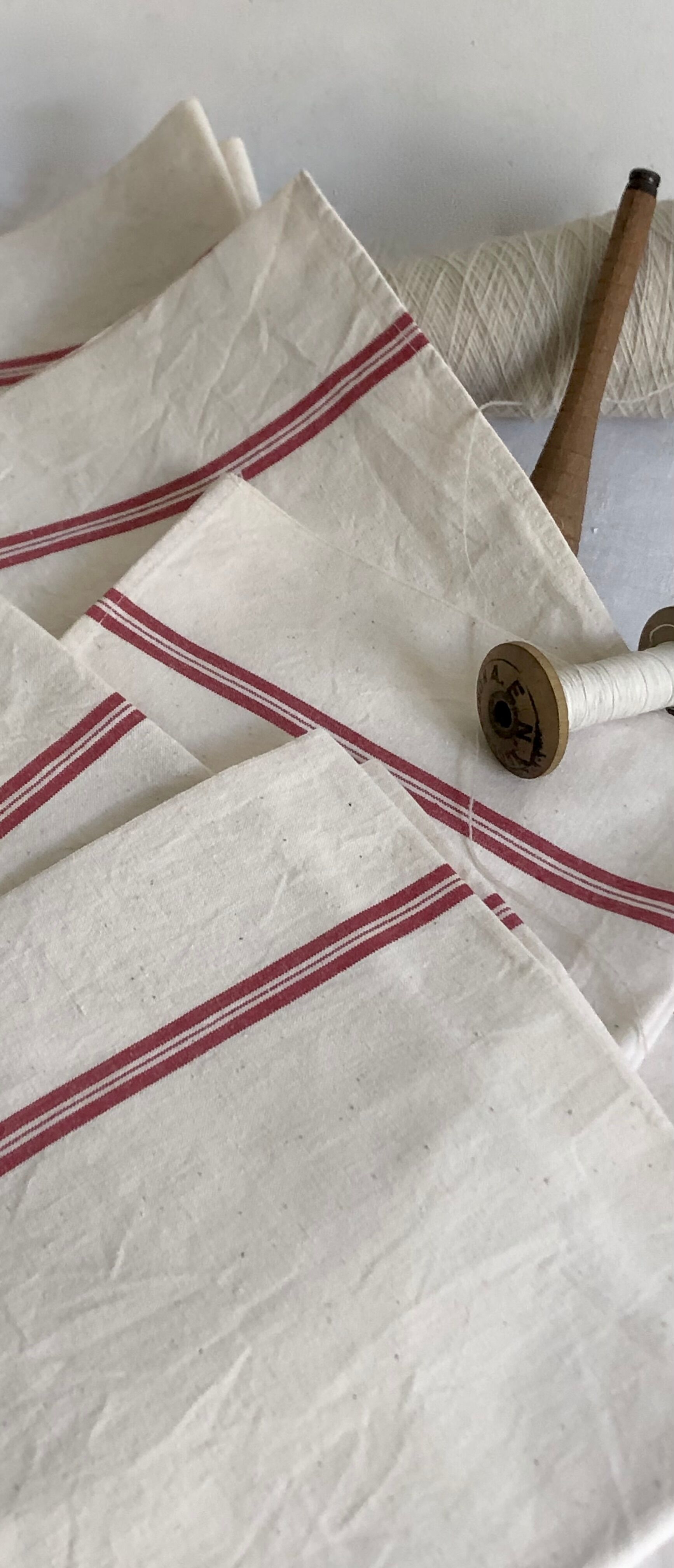 Pair of old tea towels