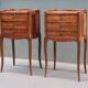 Pair of Louis XV style bedside tables
