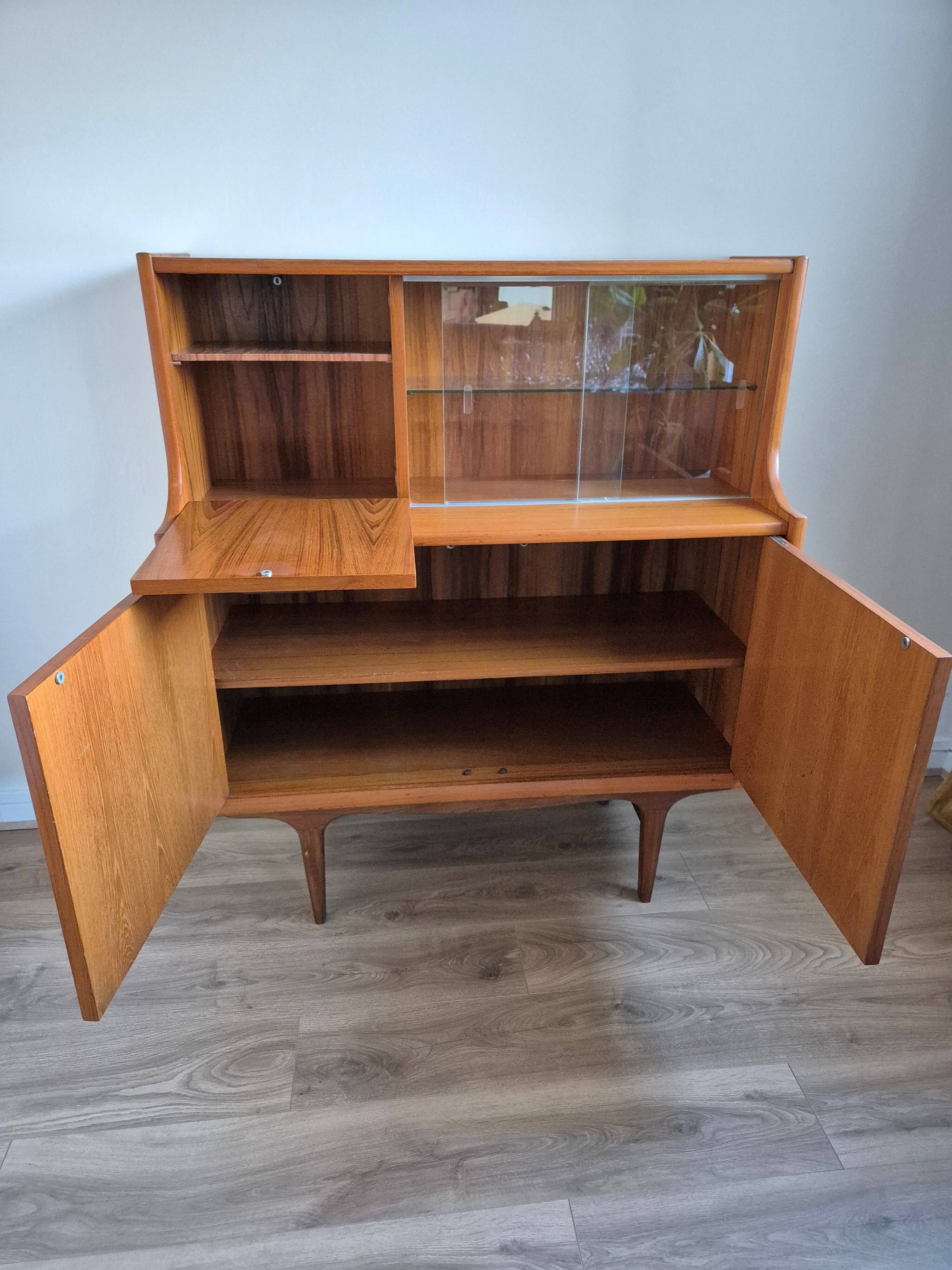 Scandinavian high buffet in teak