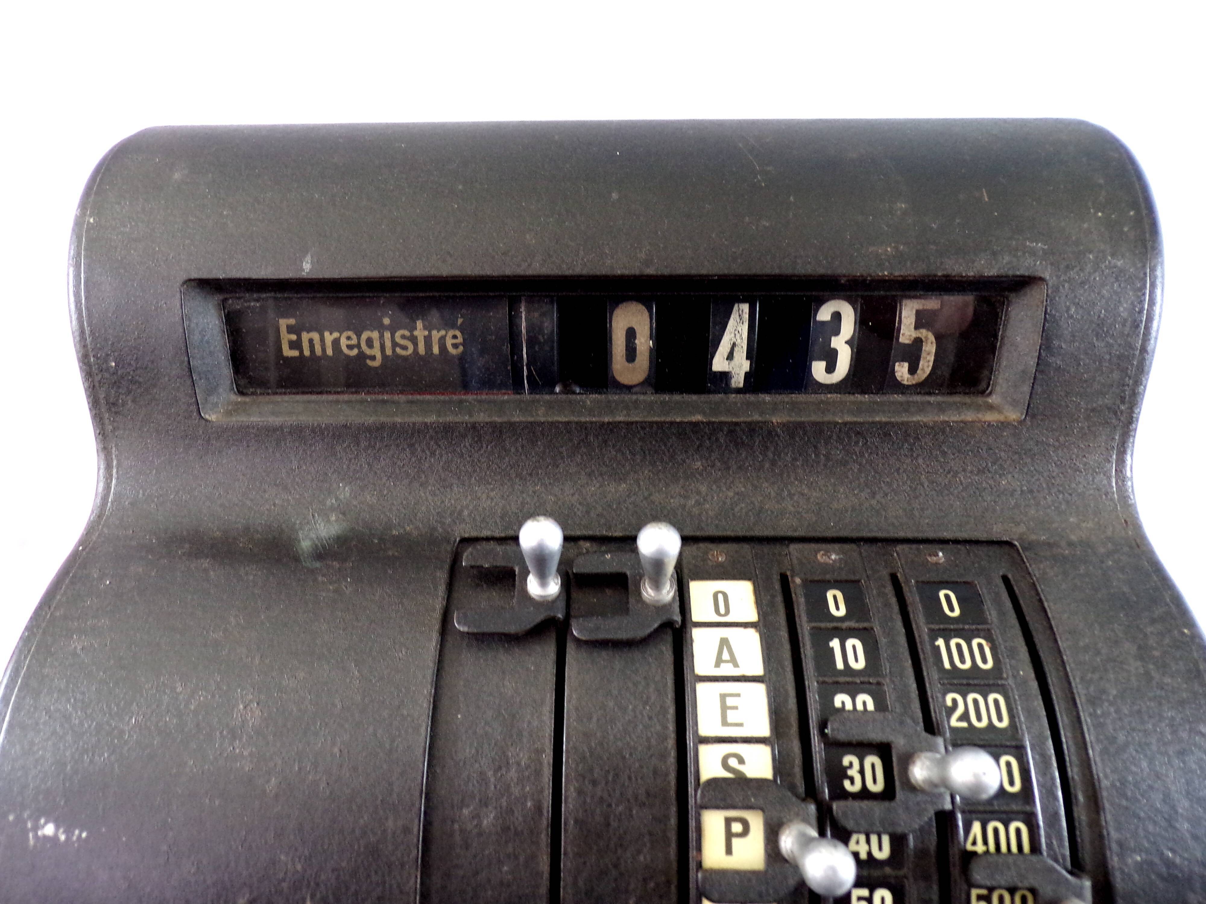 Former cash register "The National"