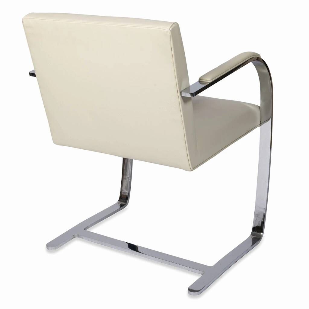 Brno Flat chair by Ludwig Mies van der Rohe and Lilly Reich and produced in the 1990s by Knoll
