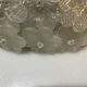 Plafonnier en verre de Murano en forme de fleur extra large par Archimede Seguso, années 1960.