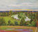Huile sur toile Richmond Terrace Coucher de soleil, en plein air