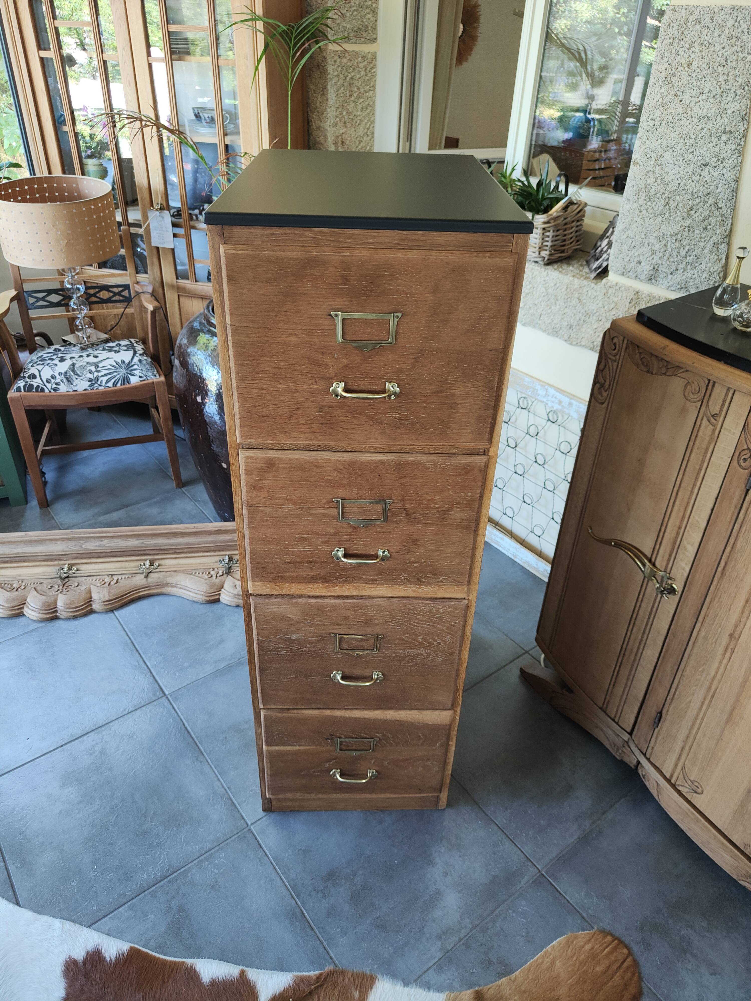 Classeur ancien en bois