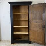 19th century solid wood bonnet cupboard