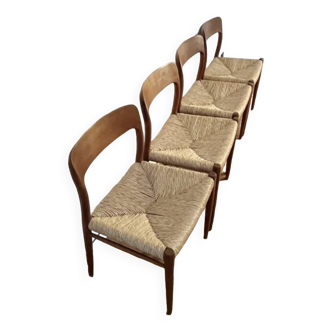 6 Niels Otto Moller Chairs