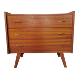 Vintage compass foot chest of drawers