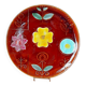 Vintage floral plate, Sarreguemines 1970