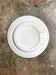 Plat rond longwy en terre de fer blanche et marron