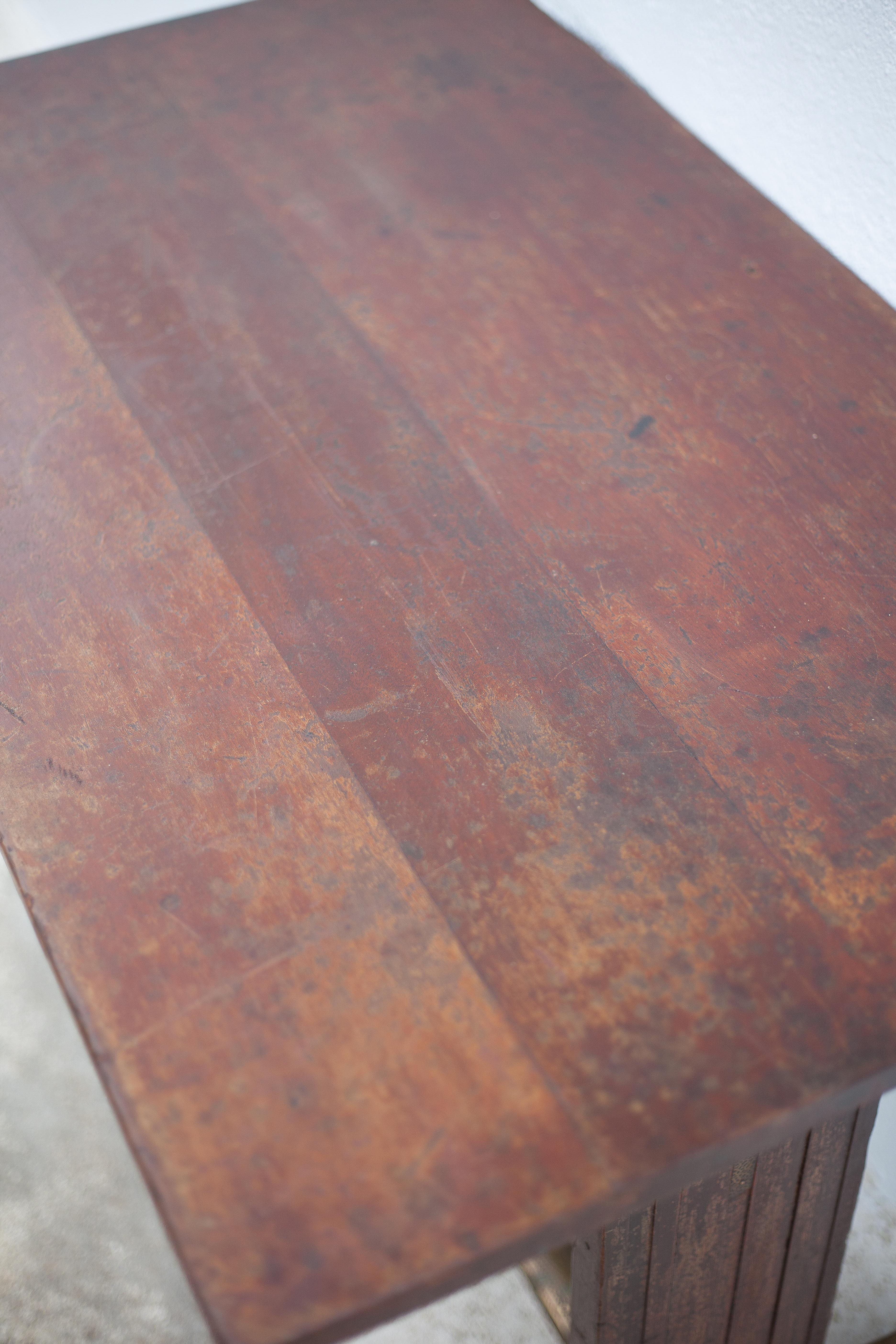 Art deco bistro table, wood and brass bistro table, wood table, art deco, kitchen, 30's