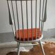 White and orange Nesto chair, model Grandessa by Lena Larson for Pastoe