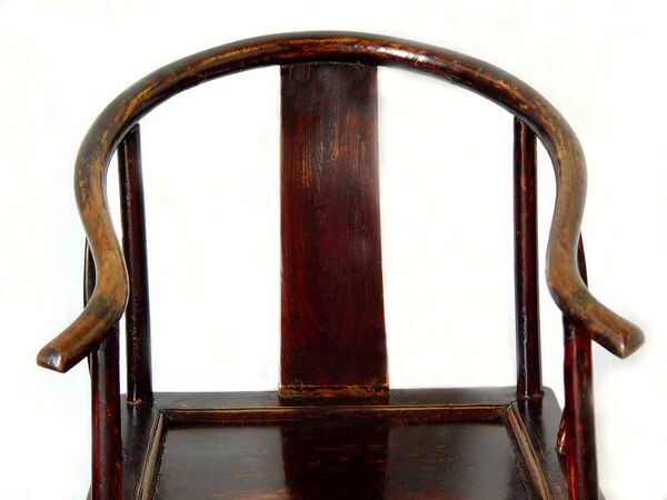 Fauteuil chinois ''fer à cheval