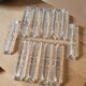 Set of 11 crystal knife holders
